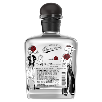 70 Añejo Cristalino Artist Edition Bottle Designed by Willy Chavarria