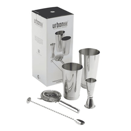 5 Piece Stainless Steel Shaker Set