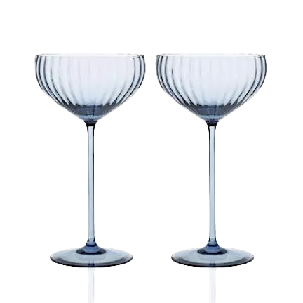 Quinn Coupe Glasses, Set of Two