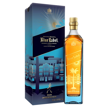 Blue Label Blended Scotch Whisky Miami Edition