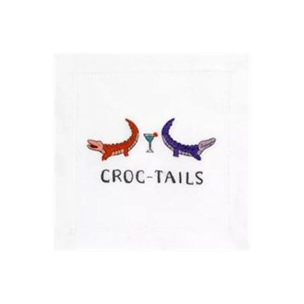 Cocktail Napkins, Croc-Tails