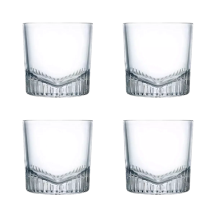Caldera Double Old Fashioned Glass, Set of Four