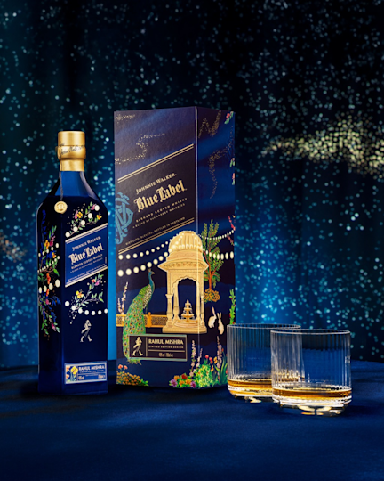 Blue Label X Rahul Mishra Limited Edition Design Blended Scotch Whisky