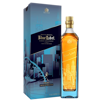 Blue Label Blended Scotch Whisky, Chicago