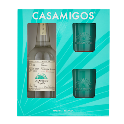 Blanco Tequila, 750 mL Bottle with 2 Ceramic Tumblers
