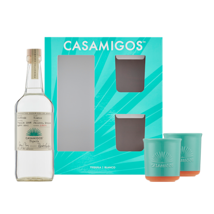 Blanco Tequila, 750 mL Bottle with 2 Ceramic Tumblers