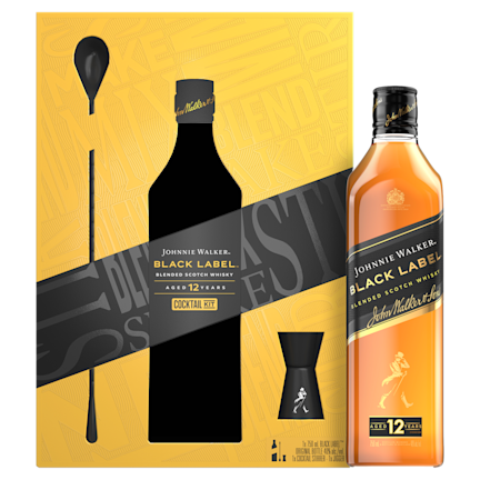 Black Label Blended Scotch Whisky Cocktail Kit