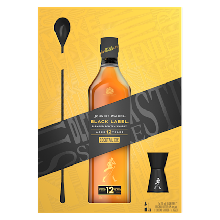Black Label Blended Scotch Whisky Cocktail Kit