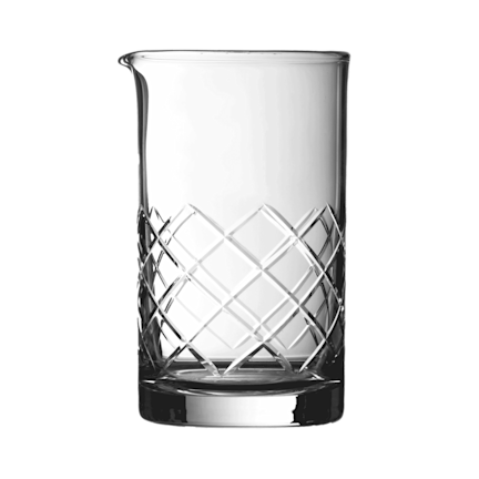 Diamond Cuts Mixing Glass