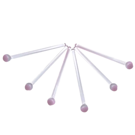 Glass Cocktail Picks
