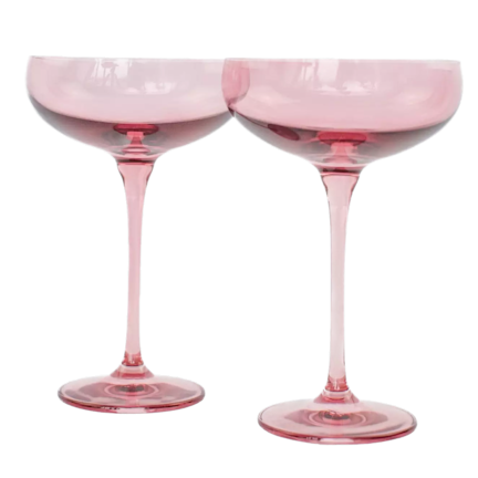 Coupe Glasses, Set of Two