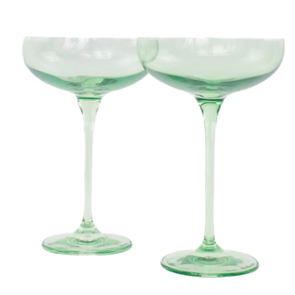 Coupe Glasses, Set of Two